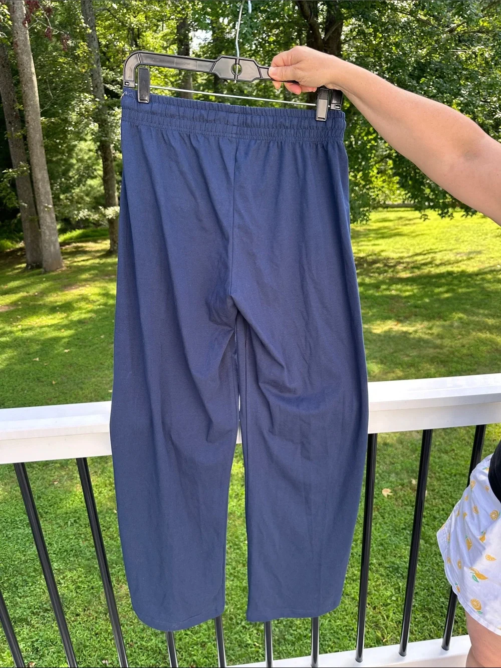 Pact Women’s Luxe Signature Wide Leg Pants Navy Blue Size Small NWT